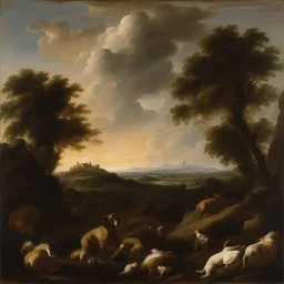 a landscape by Luca Giordano