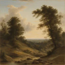 a landscape by Ludwig Fahrenkrog