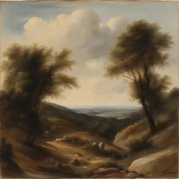 a landscape by Luigi Serafini