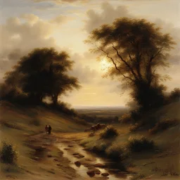 a landscape by Luke Fildes