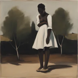 a landscape by Lynette Yiadom-Boakye