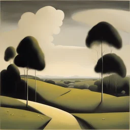 a landscape by Mackenzie Thorpe