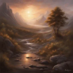 a landscape by Magali Villeneuve