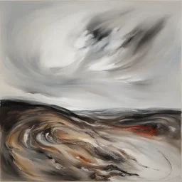a landscape by Maggi Hambling