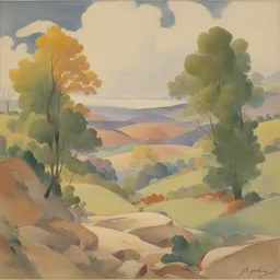 a landscape by Maginel Wright Enright Barney