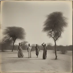 a landscape by Malick Sidibé