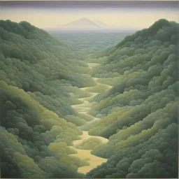 a landscape by Mamoru Oshii