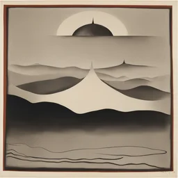a landscape by Man Ray