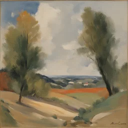 a landscape by Marcel Caron