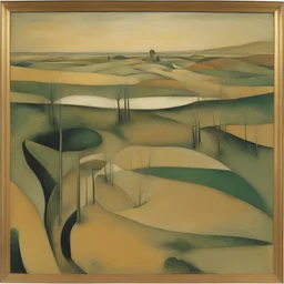 a landscape by Marcel Duchamp