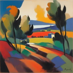 a landscape by Marcel Mouly