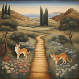a landscape by Margaret Keane