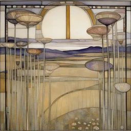 a landscape by Margaret Macdonald Mackintosh