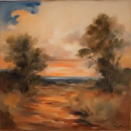 a landscape by Margaret Modlin
