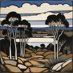 a landscape by Margaret Preston