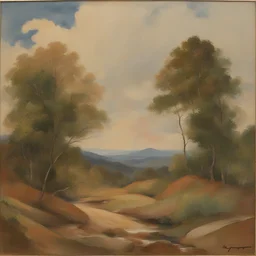 a landscape by Marguerite Blasingame