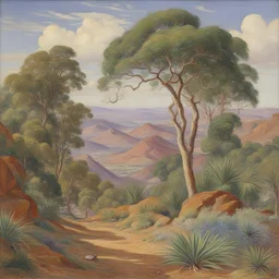 a landscape by Marianne North