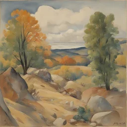a landscape by Marie Severin