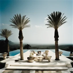 a landscape by Mario Testino