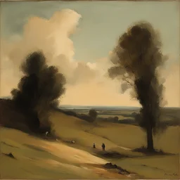 a landscape by Marius Borgeaud
