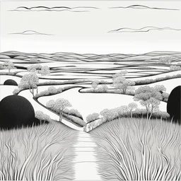 a landscape by Marjane Satrapi