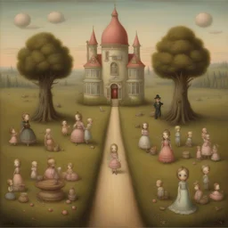 a landscape by Mark Ryden