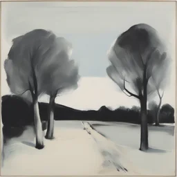a landscape by Marlene Dumas