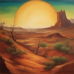 a landscape by Mars Ravelo