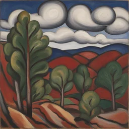 a landscape by Marsden Hartley