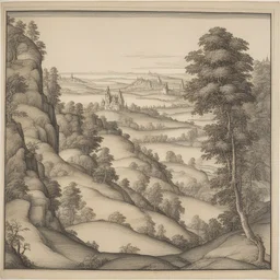 a landscape by Martin Schongauer