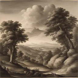 a landscape by Mary Beale