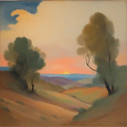 a landscape by Maud Vantours