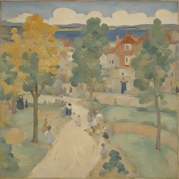 a landscape by Maurice Prendergast