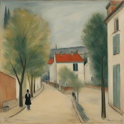 a landscape by Maurice Utrillo
