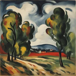 a landscape by Maurice de Vlaminck