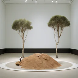 a landscape by Maurizio Cattelan