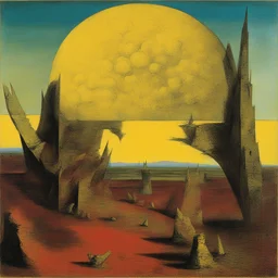 a landscape by Max Ernst