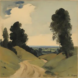 a landscape by Max Klinger