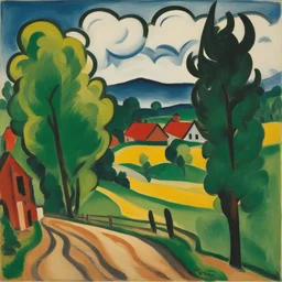 a landscape by Max Pechstein