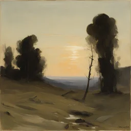 a landscape by Maximilian Pirner
