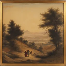 a landscape by Mehmed Siyah-Kalem