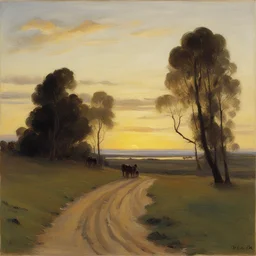 a landscape by Michael Ancher