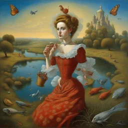 a landscape by Michael Cheval