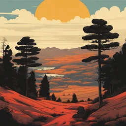 a landscape by Michael Cho