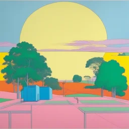 a landscape by Michael Craig-Martin