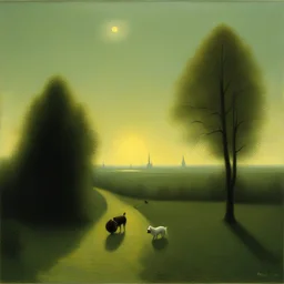 a landscape by Michael Sowa