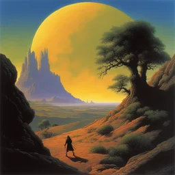 a landscape by Michael Whelan