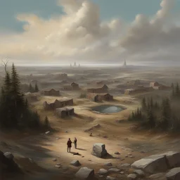 a landscape by Michal Lisowski