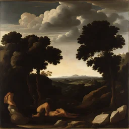 a landscape by Michelangelo Merisi Da Caravaggio