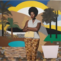 a landscape by Mickalene Thomas